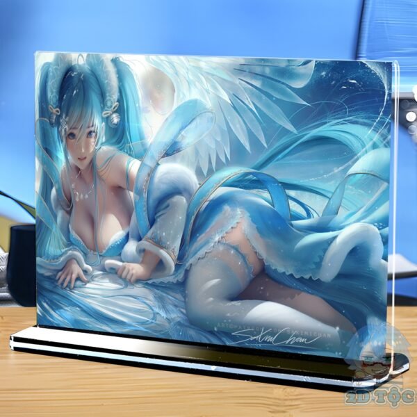Khung ảnh Mica trong suốt Kích thước A4,A5 In hình Game Liên Minh Huyền Thoại (1) League of Legends đế lùa đen - 2D Shop