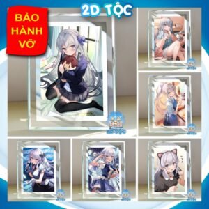 Khung kính Anime Manga Light Novel Vợ Trong Game Của Tôi Là Idol Nổi Tiếng Ngoài Đời  - để bàn by 2D Tộc Shop