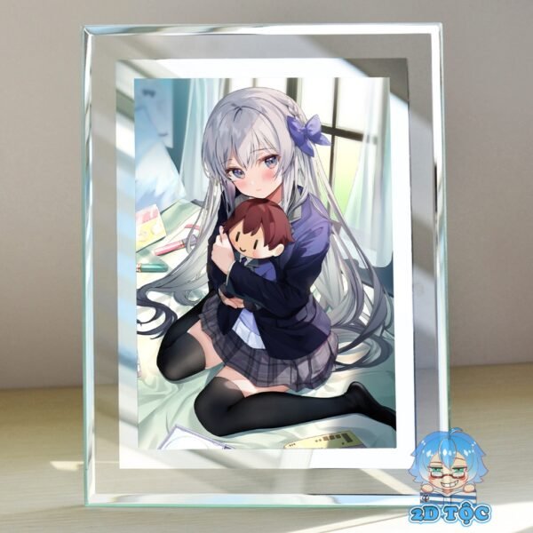 shopee-23381910130-3 Khung kính Anime Manga Light Novel Vợ Trong Game Của Tôi Là Idol Nổi Tiếng Ngoài Đời - để bàn by 2D Tộc Shop