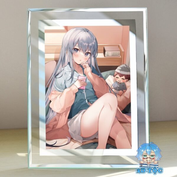 shopee-23381910130-4 Khung kính Anime Manga Light Novel Vợ Trong Game Của Tôi Là Idol Nổi Tiếng Ngoài Đời - để bàn by 2D Tộc Shop