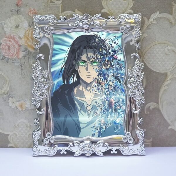 Khung Ảnh Treo Tường, Để Bàn 10x15, 13x18, A5, A4, A3 Mặt Mica Attack On Titan Đại Chiến Titan - kèm chân đế/Đinh 3 chân