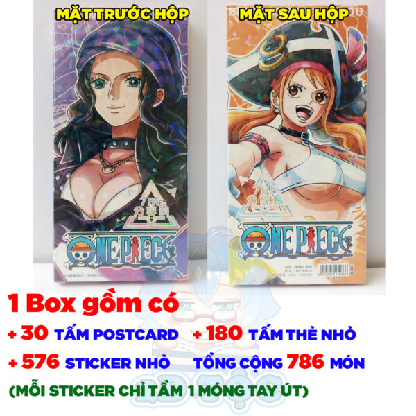 Hộp ảnh 786 - 1660 cái  Postcard LOMO Sticker Anime Manga Light Novel One Piece Đảo Hải tặc - Hộp ảnh LOMO 2D Tộc Shop
