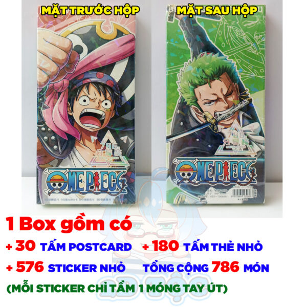 Hộp ảnh 786 - 1660 cái  Postcard LOMO Sticker Anime Manga Light Novel One Piece Đảo Hải tặc - Hộp ảnh LOMO 2D Tộc Shop