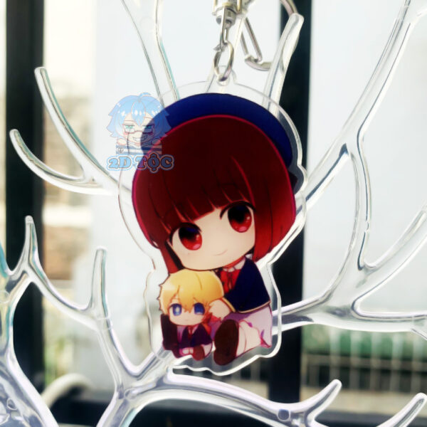 Móc Khóa Mica Trong Suốt Ép 2 Lớp cao cấp Anime Manga Oshi no Ko  – Phụ Kiện Anime By 2D Tộc Shop