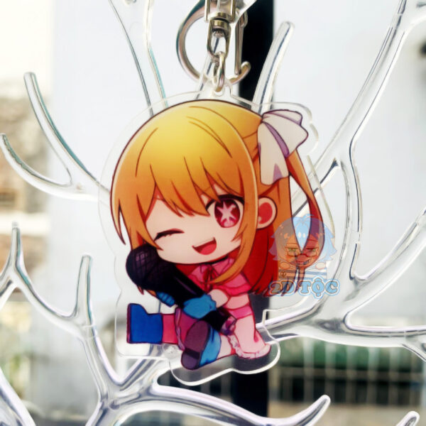 Móc Khóa Mica Trong Suốt Ép 2 Lớp cao cấp Anime Manga Oshi no Ko  – Phụ Kiện Anime By 2D Tộc Shop