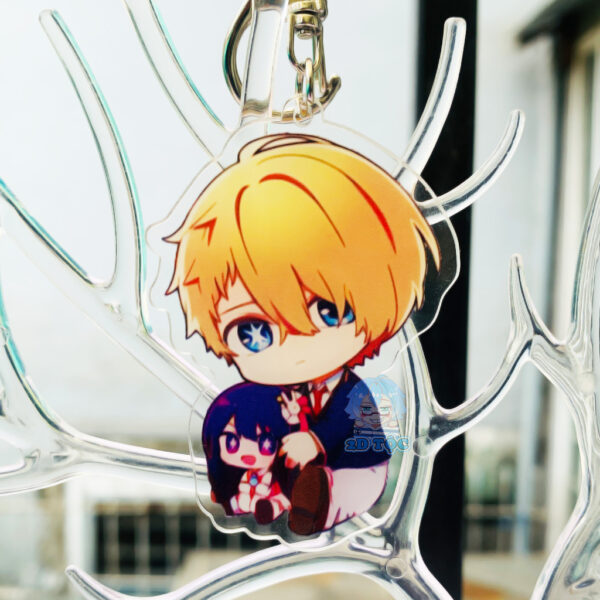 Móc Khóa Mica Trong Suốt Ép 2 Lớp cao cấp Anime Manga Oshi no Ko  – Phụ Kiện Anime By 2D Tộc Shop
