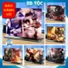 Khung ảnh Mica trong suốt Kích thước A4,A5 In hình Anime Manga Light Novel Anime Manga Đại Chiến Titan đế lùa màu đen