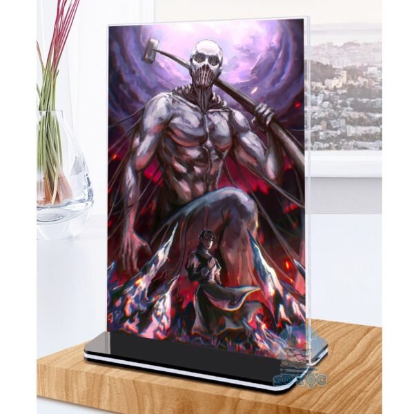 Khung ảnh Mica trong suốt Kích thước A4,A5 In hình Anime Manga Light Novel Anime Manga Đại Chiến Titan đế lùa màu đen
