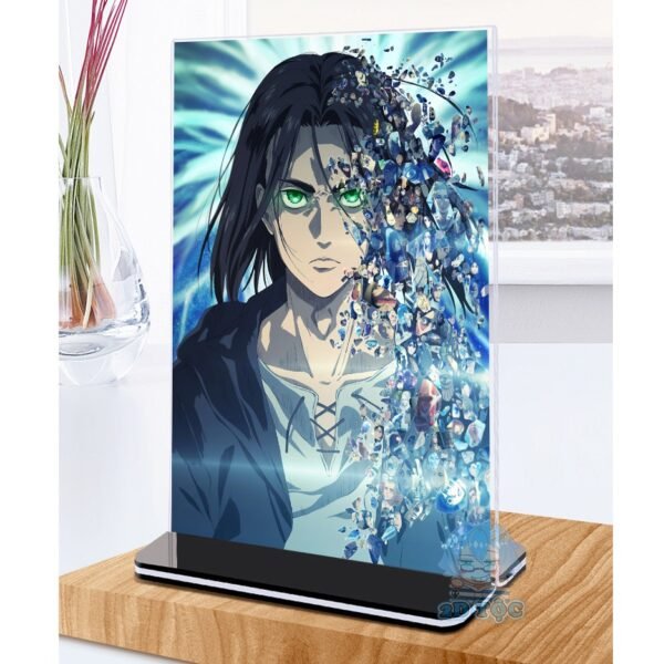 Khung ảnh Mica trong suốt Kích thước A4,A5 In hình Anime Manga Light Novel Anime Manga Đại Chiến Titan đế lùa màu đen