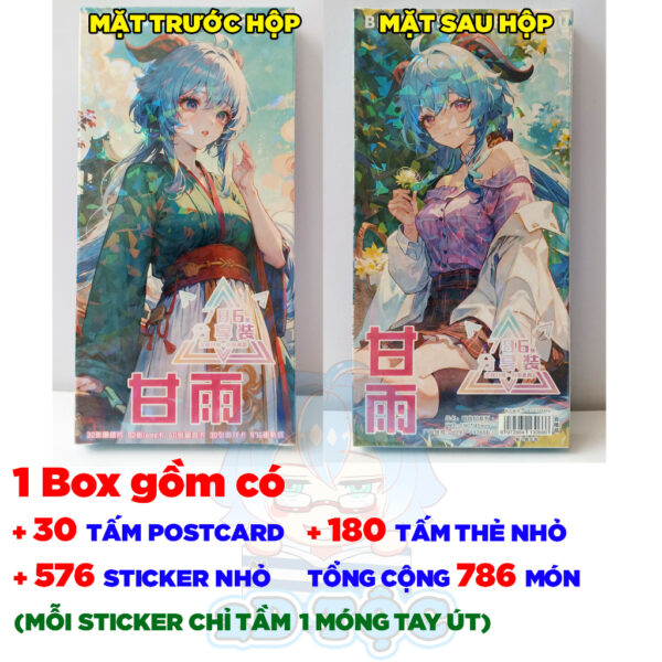 Hộp ảnh 340-786 cái Postcard LOMO Sticker Ganyu Game Genshin Impact - Hộp ảnh LOMO 2D Tộc Shop