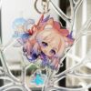 Móc Khóa Mica Trong Suốt Ép 2 Lớp cao cấp Game Genshin Impact phiên bản Tai thú cute – Phụ Kiện Anime By 2D Tộc Shop