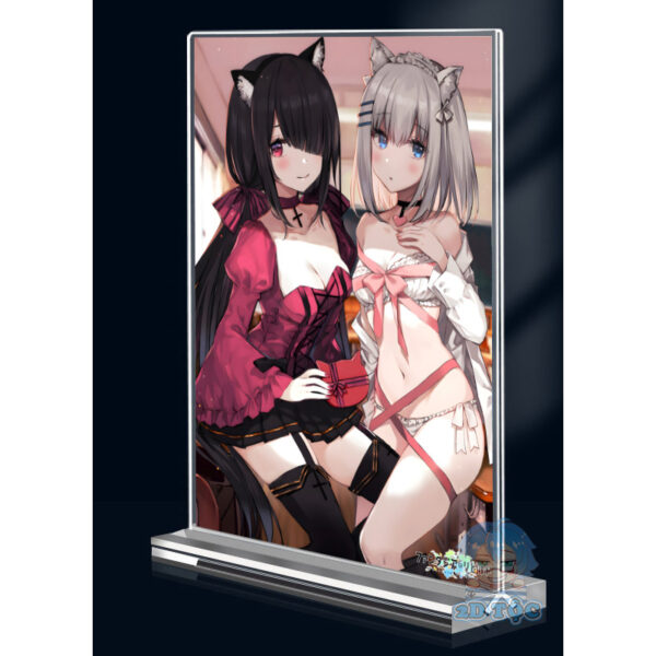 Khung ảnh Mica trong suốt Kích thước A4,A5 In hình Tokisaki Kurumi (1) Anime Manga Date A Live đế lùa dày trong suốt