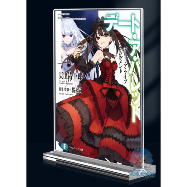 Khung ảnh Mica trong suốt Kích thước A4,A5 In hình Tokisaki Kurumi (1) Anime Manga Date A Live đế lùa dày trong suốt
