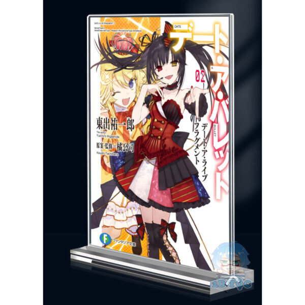 Khung ảnh Mica trong suốt Kích thước A4,A5 In hình Tokisaki Kurumi (1) Anime Manga Date A Live đế lùa dày trong suốt