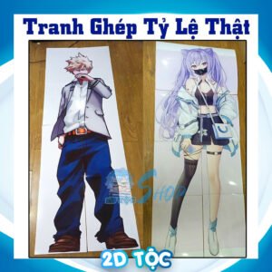 [KHÔNG PHAI MÀU] Ghép nhân vật Anime dán tường theo yêu cầu CHẤT LIỆU GIẤY CAO CẤP - TRANH DÁN TƯỜNG DÉCOR 2D TỘC SHOP