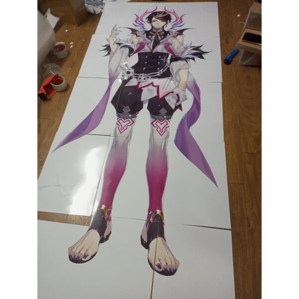 [KHÔNG PHAI MÀU] Ghép nhân vật Anime dán tường theo yêu cầu CHẤT LIỆU GIẤY CAO CẤP - TRANH DÁN TƯỜNG DÉCOR 2D TỘC SHOP