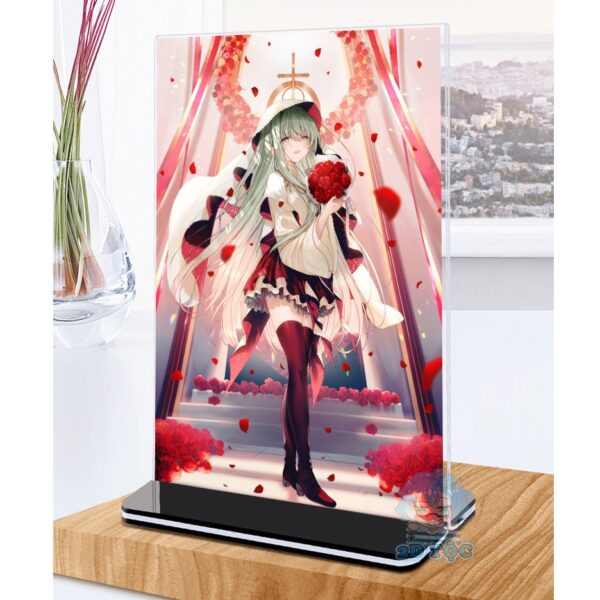 Khung ảnh Mica trong suốt Kích thước A4,A5 In hình Anime Manga Light Novel Cecilia và Lawrence đế lùa màu đen - 2D Tộc