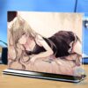 Khung ảnh Mica trong suốt Kích thước A4,A5 In hình Anime Manga Light Novel Cecilia và Lawrence đế lùa màu đen - 2D Tộc