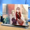 Khung ảnh Mica trong suốt Kích thước A4,A5 In hình Anime Manga Light Novel Cecilia và Lawrence đế lùa màu đen - 2D Tộc