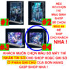 Khung ảnh Mica trong suốt Kích thước A4,A5 In hình Kafka, Silver Wolf Game Honkai: Star Rail (1) đế lùa dày trong suốt