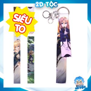 Móc Khóa Dây Chuông Siêu To Anime Manga Violet Evergarden Móc khóa dây vải Móc khóa vải – 2D Tộc Shop