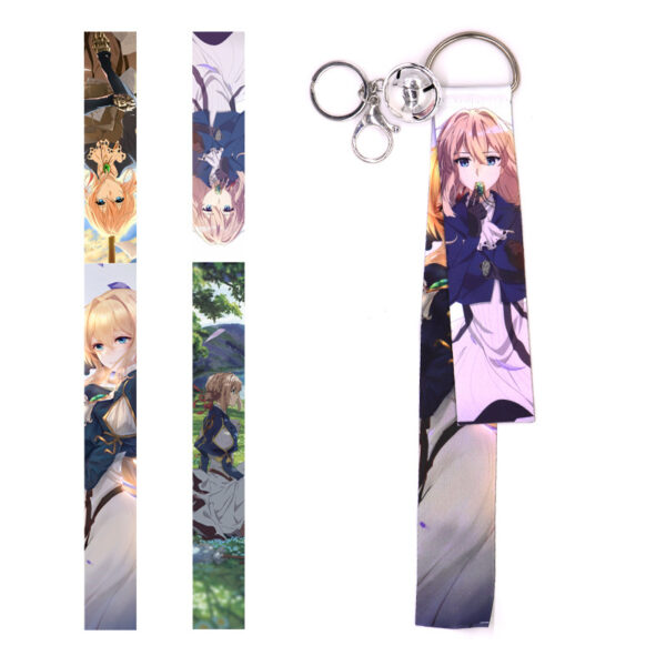 Móc Khóa Dây Chuông Siêu To Anime Manga Violet Evergarden Móc khóa dây vải Móc khóa vải – 2D Tộc Shop