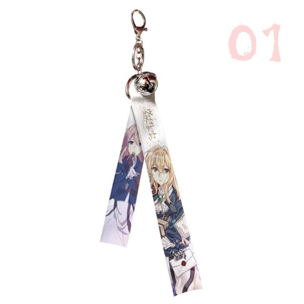 Móc Khóa Dây Chuông Siêu To Anime Manga Violet Evergarden Móc khóa dây vải Móc khóa vải – 2D Tộc Shop