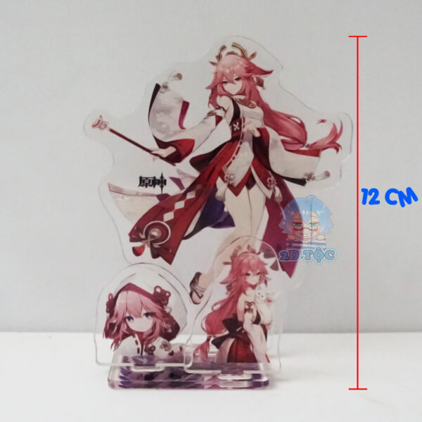 Mô hình Standee Mica Acrylic 3 lớp Game Genshin Impact  – Tượng Mica Anime by 2D Tộc Shop