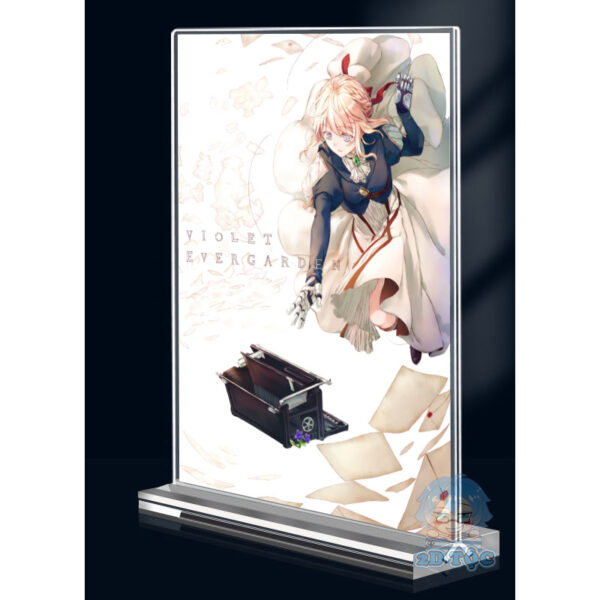 Khung ảnh Mica trong suốt Kích thước A4,A5 In hình Anime Manga Light Novel Violet Evergarden (1) đế lùa dày trong suốt