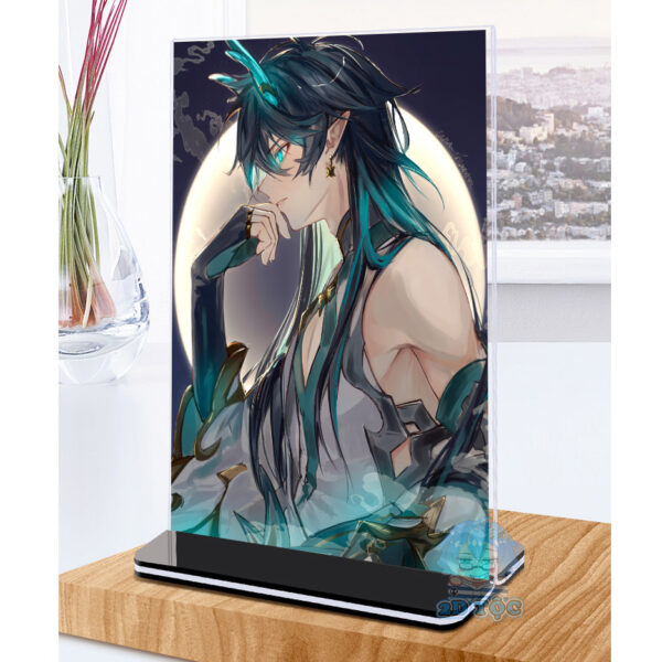 Khung ảnh Mica trong suốt Kích thước A4,A5 In hình Dan Heng Game Honkai: Star Rail đế lùa màu đen - 2D Tộc Shop