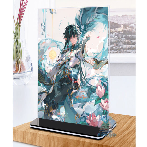 Khung ảnh Mica trong suốt Kích thước A4,A5 In hình Dan Heng Game Honkai: Star Rail đế lùa màu đen - 2D Tộc Shop