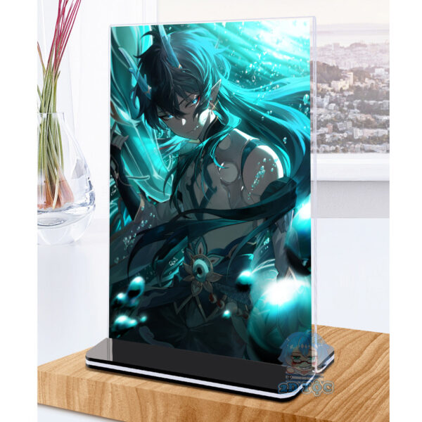 Khung ảnh Mica trong suốt Kích thước A4,A5 In hình Dan Heng Game Honkai: Star Rail đế lùa màu đen - 2D Tộc Shop