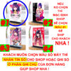 Khung ảnh Mica trong suốt Kích thước A4,A5 In hình Anime Manga Light Novel Oshi no Ko đế lùa màu đen