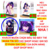 Khung ảnh Mica trong suốt Kích thước A4,A5 In hình Anime Manga Light Novel Oshi no Ko đế lùa màu đen