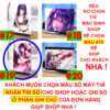 Khung ảnh Mica trong suốt Kích thước A4,A5 In hình Anime Manga Light Novel Oshi no Ko đế lùa màu đen