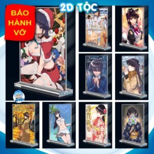 Khung ảnh Mica trong suốt Kích thước A4,A5 In hình Anime Manga Komi Nữ Thần Sợ Giao Tiếp đế lùa dày trong suốt - 2D Tộc