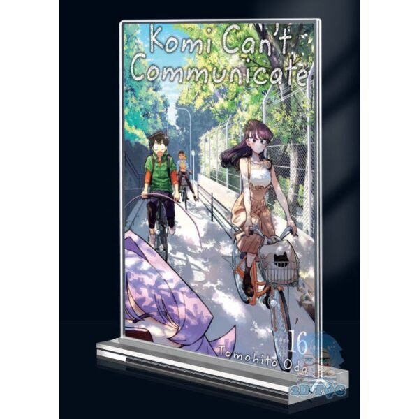 Khung ảnh Mica trong suốt Kích thước A4,A5 In hình Anime Manga Komi Nữ Thần Sợ Giao Tiếp đế lùa dày trong suốt - 2D Tộc