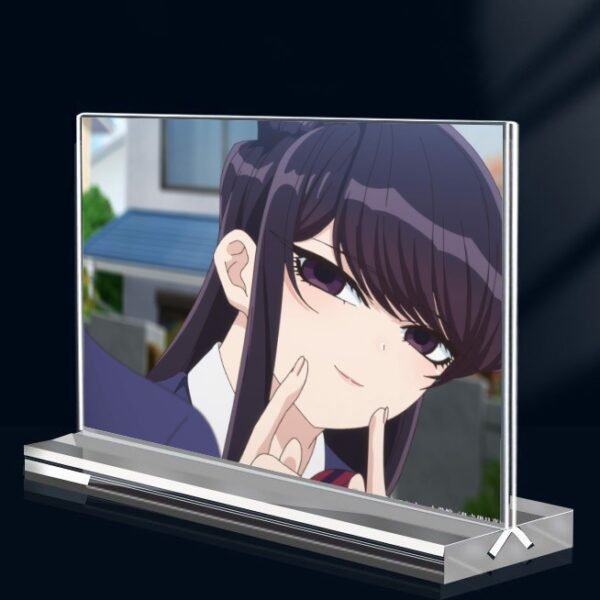 Khung ảnh Mica trong suốt Kích thước A4,A5 In hình Anime Manga Komi Nữ Thần Sợ Giao Tiếp đế lùa dày trong suốt - 2D Tộc