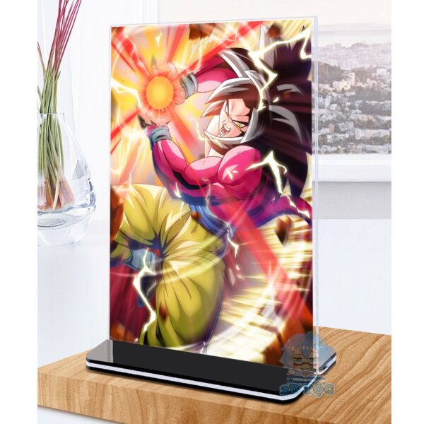 Khung ảnh Mica trong suốt Kích thước A4,A5 In Anime Manga Light Novel Dragon Ball 7 Viên Ngọc Rồng đế đen - 2D Tộc