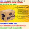 Hộp quà nhân phẩm Anime Nhận ngẫu nhiên Poster, Móc khóa, Standee, Bút Anime các bộ khác nhau - 2D Tộc Shop