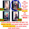 Khung ảnh Mica trong suốt Kích thước A4,A5 In hình Anime Manga Light Novel Lycoris Recoil (1) đế lùa dày trong suốt