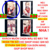 Khung ảnh Mica trong suốt Kích thước A4,A5 In hình Anime Manga Light Novel Lycoris Recoil (1) đế lùa dày trong suốt