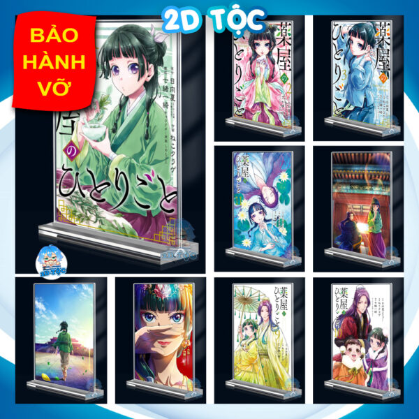 Khung ảnh Mica trong suốt Kích thước A4,A5 In hình Anime Manga Light Novel Dược sư Tự Sự đế lùa dày trong suốt