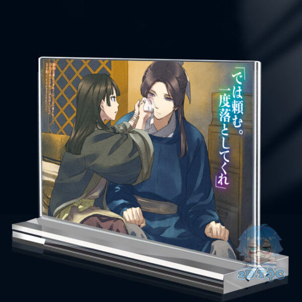 Khung ảnh Mica trong suốt Kích thước A4,A5 In hình Anime Manga Light Novel Dược sư Tự Sự đế lùa dày trong suốt
