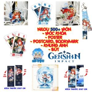 Tổng hợp Poster Postcard Móc khóa Standee Khung ảnh Bút Nilou Game Genshin Impact - 2D Tộc Shop