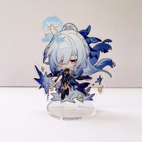 Mô hình Standee Mica Trong suốt In 2 mặt sắc nét Ép 2 lớp Mica nhân vật Game Honkai Star Rail Jingliu Kafka