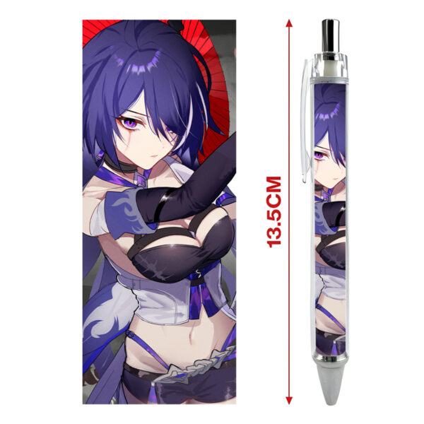 (HƠN 50 MẪU) Bút viết In hình Acheron Game Honkai Star Rail  - Hình in sắc nét - Bút Gel ngòi 0.5mm by 2D Tộc Shop