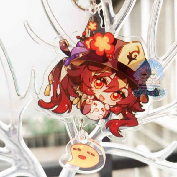 Tổng hợp Poster Postcard Móc khóa Standee Khung ảnh Bút Hutao Game Genshin Impact - 2D Tộc Shop