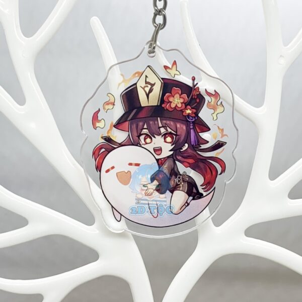 Tổng hợp Poster Postcard Móc khóa Standee Khung ảnh Bút Hutao Game Genshin Impact - 2D Tộc Shop