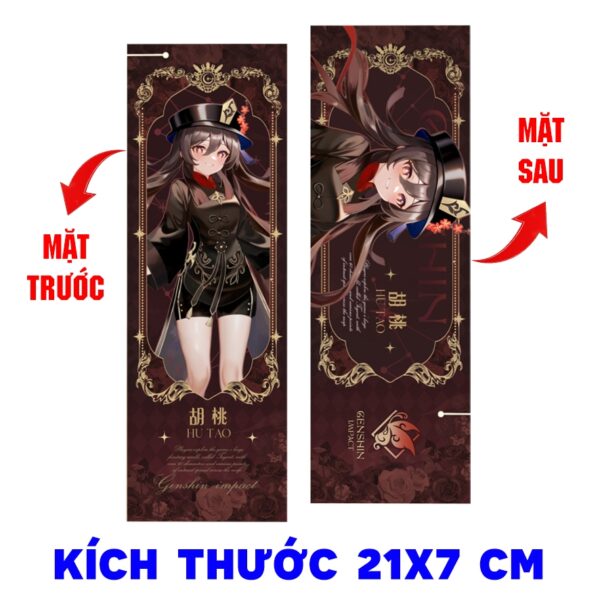 Tổng hợp Poster Postcard Móc khóa Standee Khung ảnh Bút Hutao Game Genshin Impact - 2D Tộc Shop